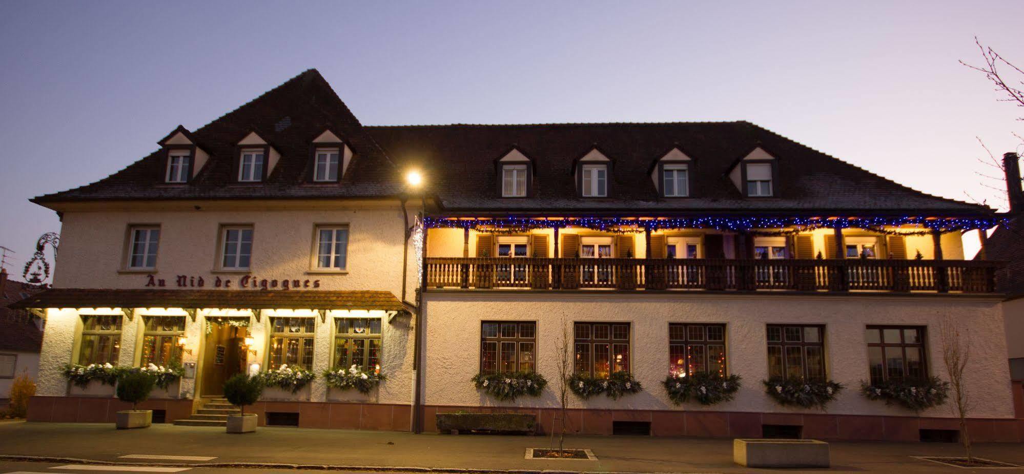 Hotel Au Nid De Cigognes Ostheim Exteriér fotografie